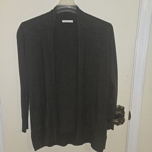 Pink Clover Classic Open-Front Cardigan Size: Small